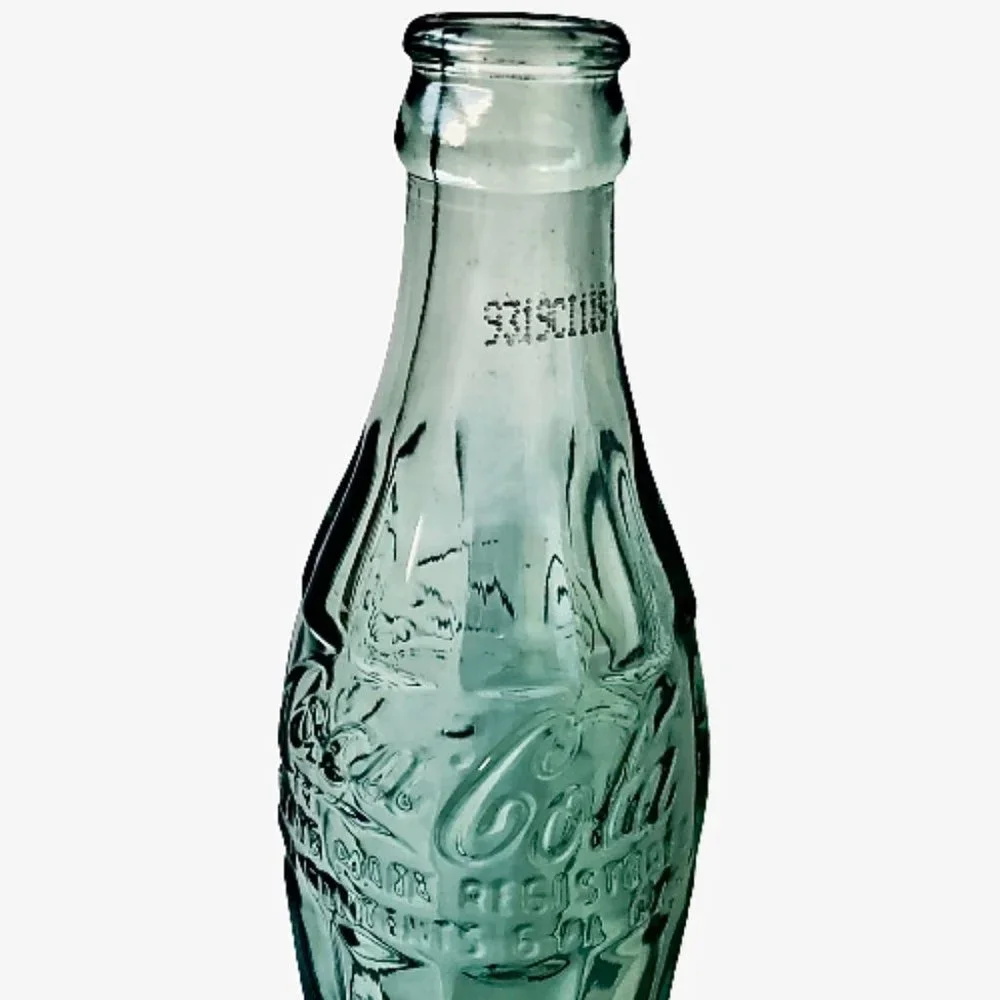 Coca Cola Soda Bottle Green Glass Vintage BEMIDJI MINNESOTA 6 oz